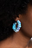 Fairy Fantasia - Blue Paparazzi Earrings