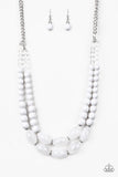 Sundae Shoppe - White Paparazzi Necklace