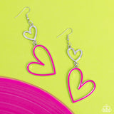 Pristine Pizzazz - Pink Paparazzi Earrings