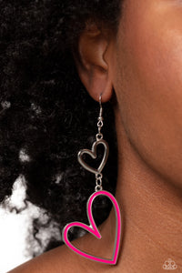 Pristine Pizzazz - Pink Paparazzi Earrings