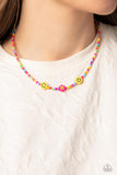 Flower Power Pageant - Pink Paparazzi Necklace