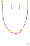 Flower Power Pageant - Pink Paparazzi Necklace