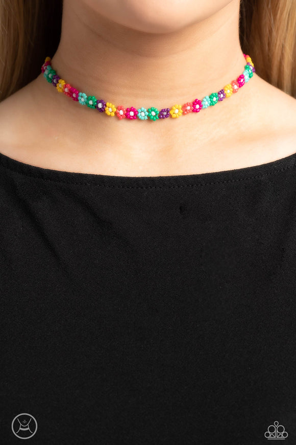 SEED Limit - Multi Paparazzi Choker Necklace & Bracelet Set