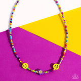 Flower Power Pageant - Purple Paparazzi Necklace