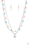 Starry Serendipity - White Paparazzi Necklace & Bracelet Set