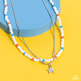 Starry Serendipity - White Paparazzi Necklace & Bracelet Set