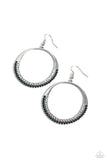 Material PEARL - Blue Paparazzi Earrings