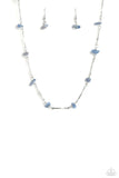 Chiseled Construction - Blue Paparazzi Necklace