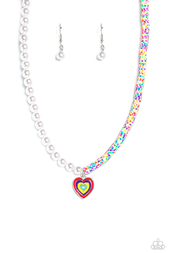 Precise Psychedelic - Multi Paparazzi Necklace