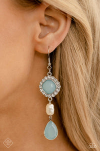 European Energy - Blue Paparazzi Earrings & Bracelet Set