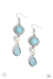 European Energy - Blue Paparazzi Earrings & Bracelet Set