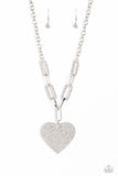 Roadside Romance - White Paparazzi Necklace Set A