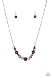 The Big Leaguer - Purple Paparazzi Necklace Set