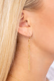 Leave Your Initials - Gold - P Paparazzi Necklace