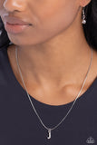 Seize the Initial - Silver - J Paparazzi Necklace