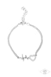 HEARTBEAT Street - White Paparazzi Necklace Set