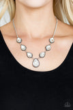 Socialite Social - White Paparazzi Necklace