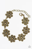 Spring Beauty - Brass Paparazzi Necklace Set