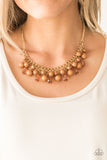 Tour de Trendsetter - Brown Paparazzi Necklace