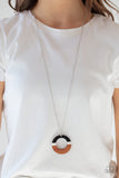 Sail Into The Sunset - Black Brown Paparazzi Necklace