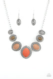 Sierra Serenity - Multi Brown Paparazzi Necklace Set