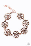 Rosebud Rapture - Copper Paparazzi Necklace Set