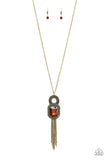 A Good Talisman Is Hard To Find - Brown Paparazzi Necklace