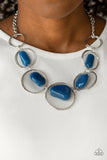 Travel Log  - Blue Paparazzi Necklace