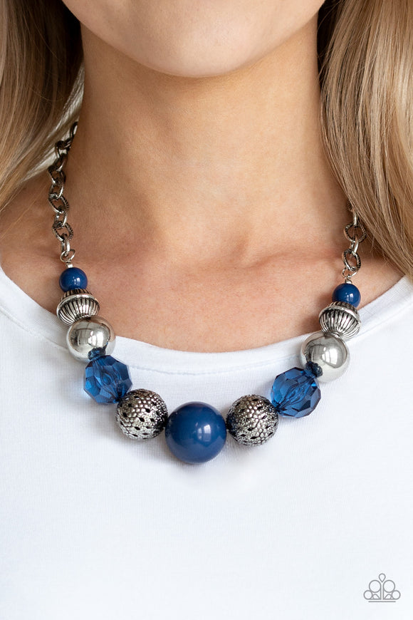 Sugar, Sugar  - Blue Paparazzi Necklace