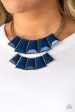 Lions, Tigress and Bears - Blue Paparazzi Necklace