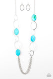 Kaleidoscope Coasts - Blue Paparazzi Necklace