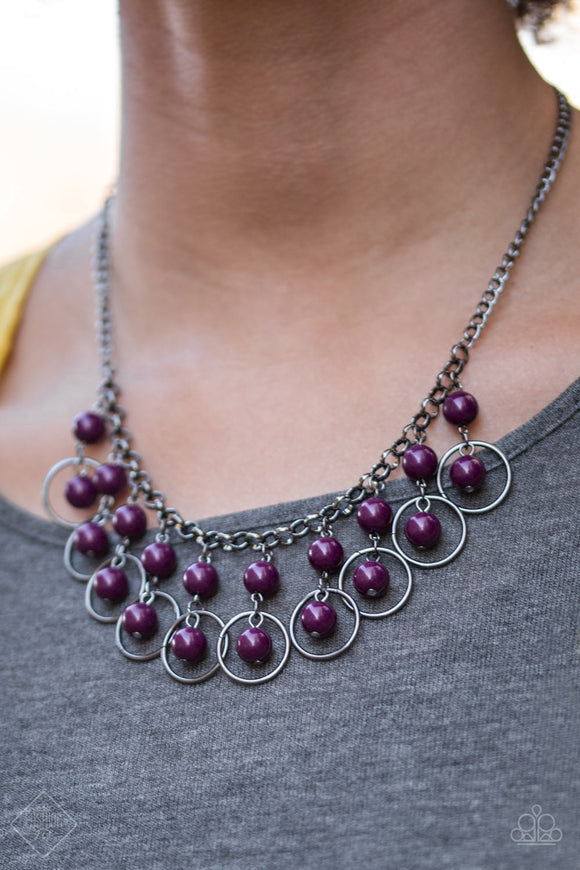 Really Rococo - Purple Paparazzi Necklace Set