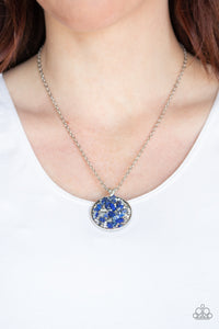 Glam Crush Monday - Blue Paparazzi Necklace