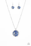 Glam Crush Monday - Blue Paparazzi Necklace