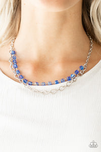 Block Party Princess - Blue Paparazzi Necklace Set