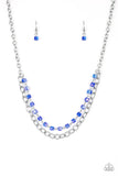 Block Party Princess - Blue Paparazzi Necklace Set