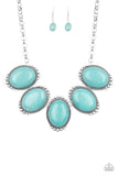 Prairie Goddess  - Blue Paparazzi Necklace