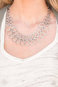 Metro Maven - Silver Paparazzi Necklace Set