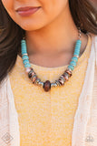 Desert Tranquility - Blue Paparazzi Necklace Set