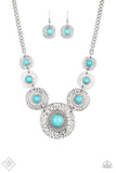 Tiger Trap - Blue Paparazzi Necklace Set