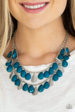 Life of the Fiesta - Blue Paparazzi Necklace