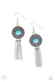 Desert Voyage - Blue Paparazzi Earrings