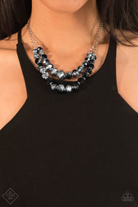 Strikingly Spellbinding - Black Paparazzi Necklace Set