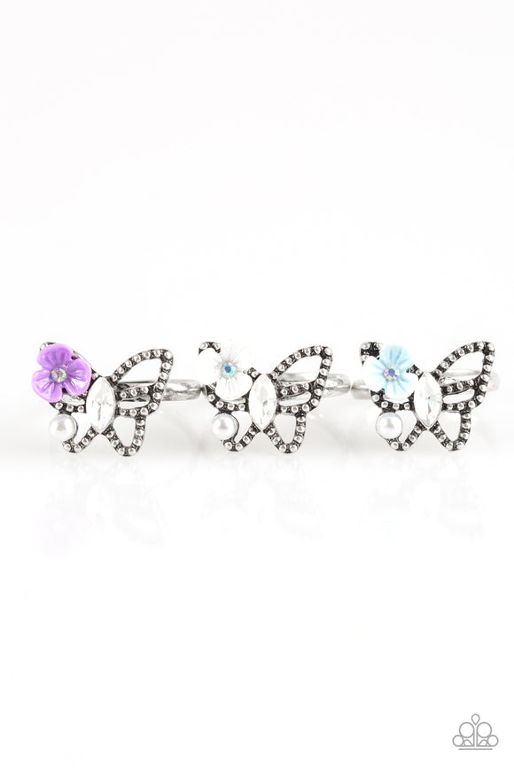 Paparazzi Starlet Shimmer - Butterfly & Globe Rings