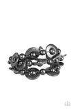 Cancun Catch - Black Wood Paparazzi Bracelet