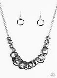 Royal Circus - Black Paparazzi Necklace Set