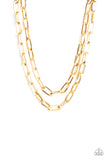 Make a CHAINge - Gold Paparazzi Necklace