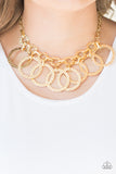 Jammin' Jungle - Gold Paparazzi Necklace