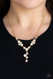 Five-Star Starlet - Gold Paparazzi Necklace