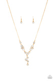 Five-Star Starlet - Gold Paparazzi Necklace